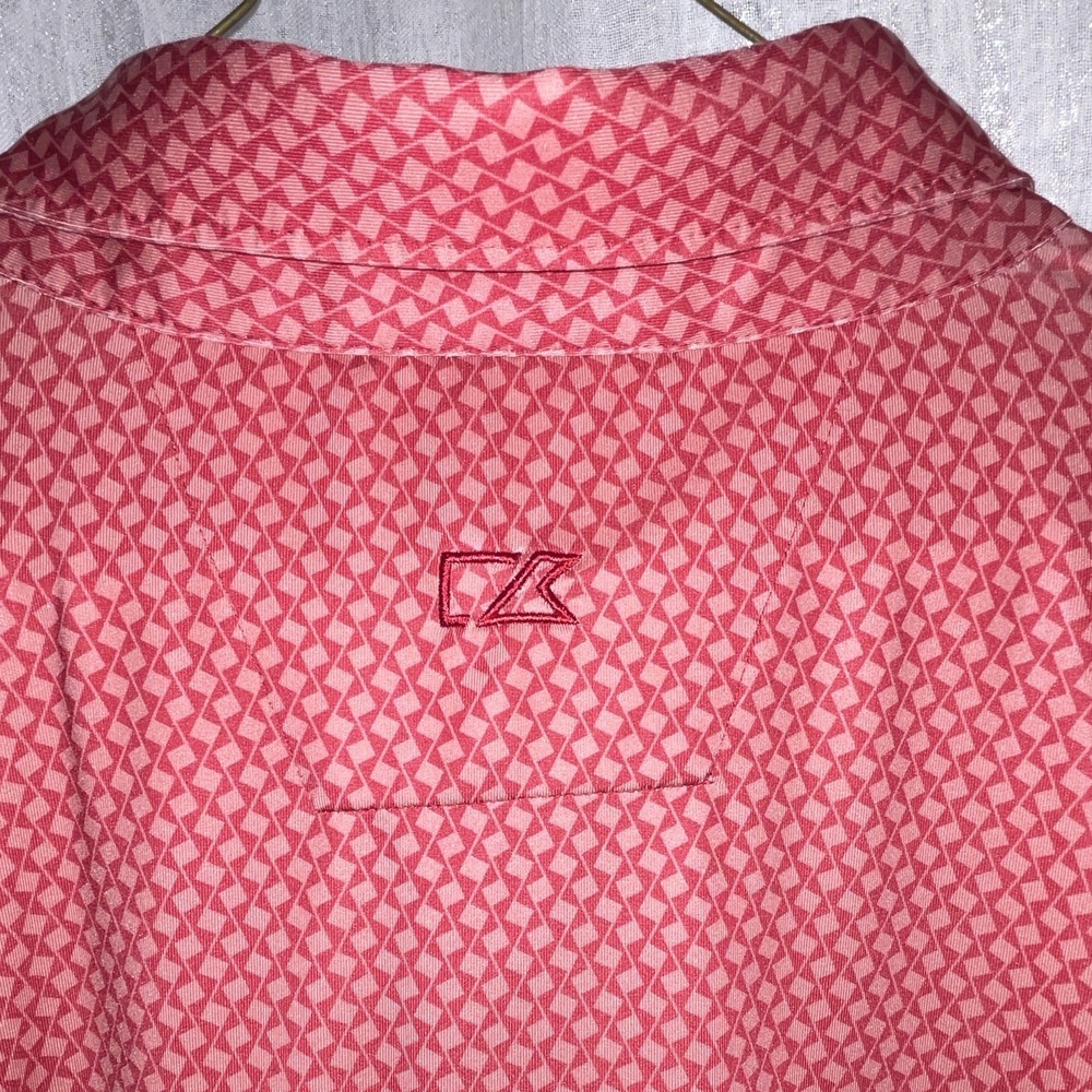 Cutter & Buck Atlanta Braves MLB Baseball Red Polo Shirt Size 3XB - Picture 4 of 5